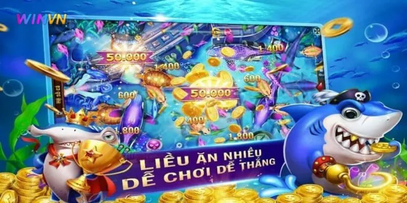 Giao diện đẹp mắt của game bắn cá phát tài, mang lại trải nghiệm sống động