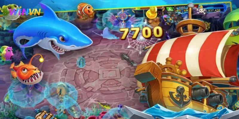 Người chơi tham gia săn cá đổi thưởng trong Vua Bắn Cá 3D